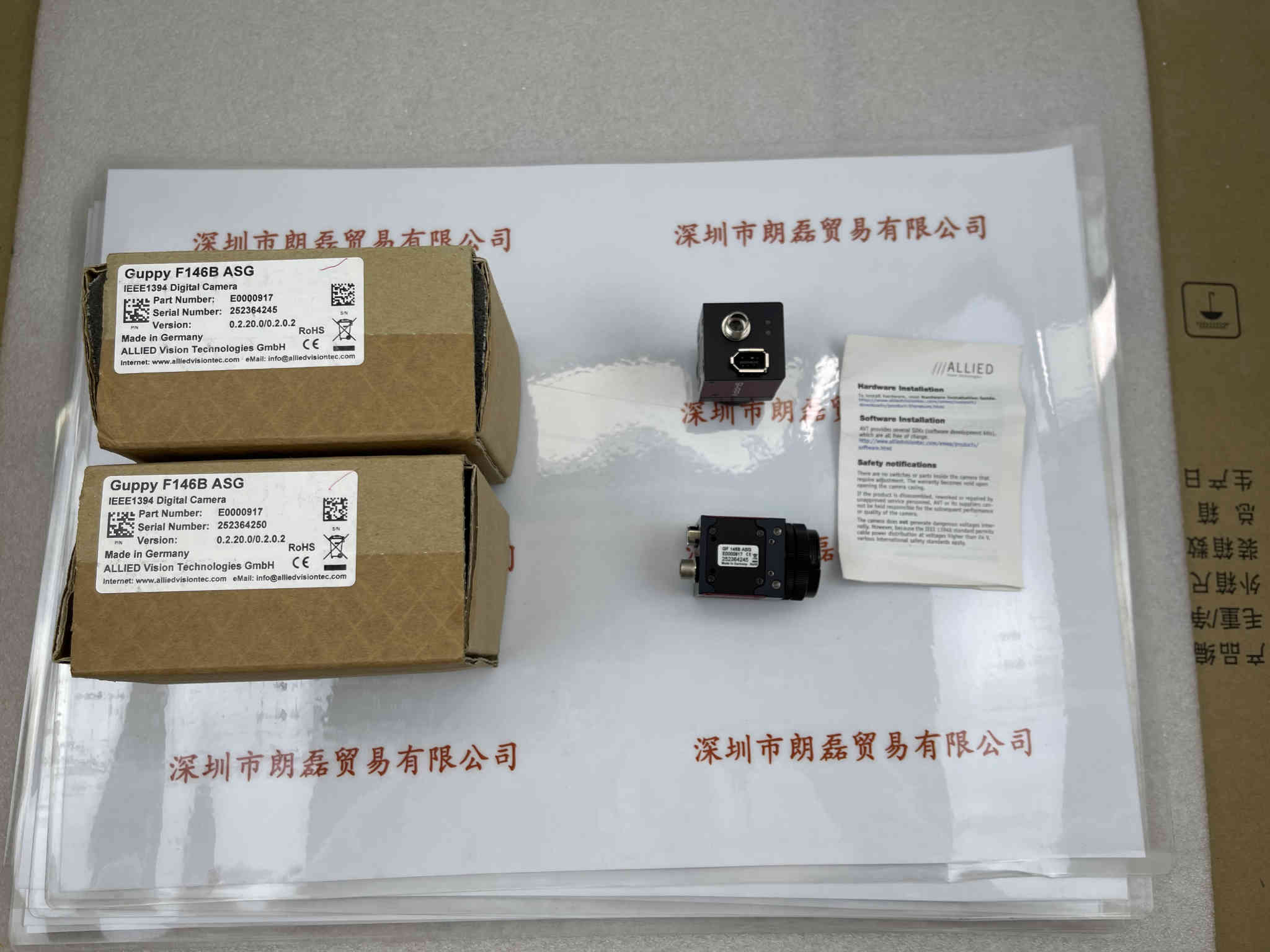 AVT瑷荔德  ALLIED  Guppy F146B ASG  工业相机