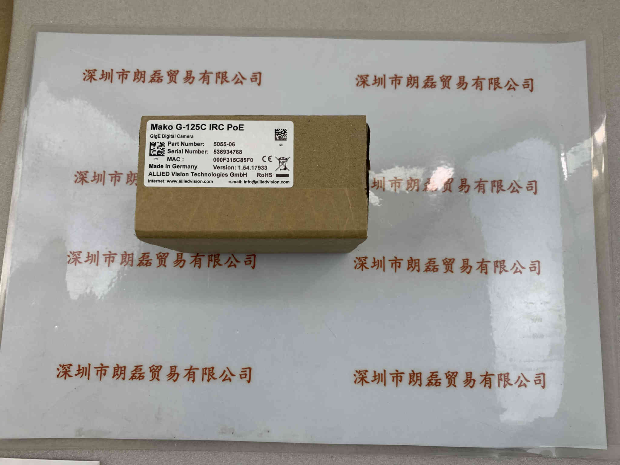 AVT瑷荔德  Allied Vision  mako G-125C IRC PoE  工业相机