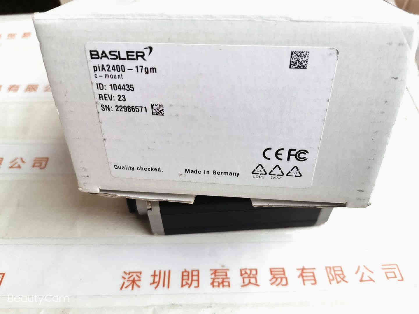 BASLER巴斯勒  piA2400-17gm  工业相机