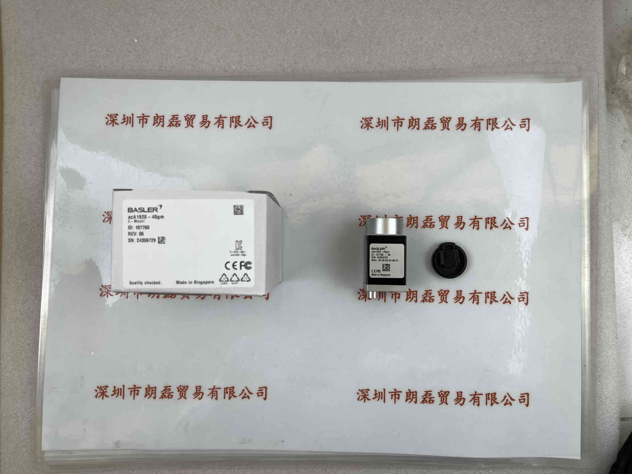 basler巴斯勒  aca1920-40gm  工业相机
