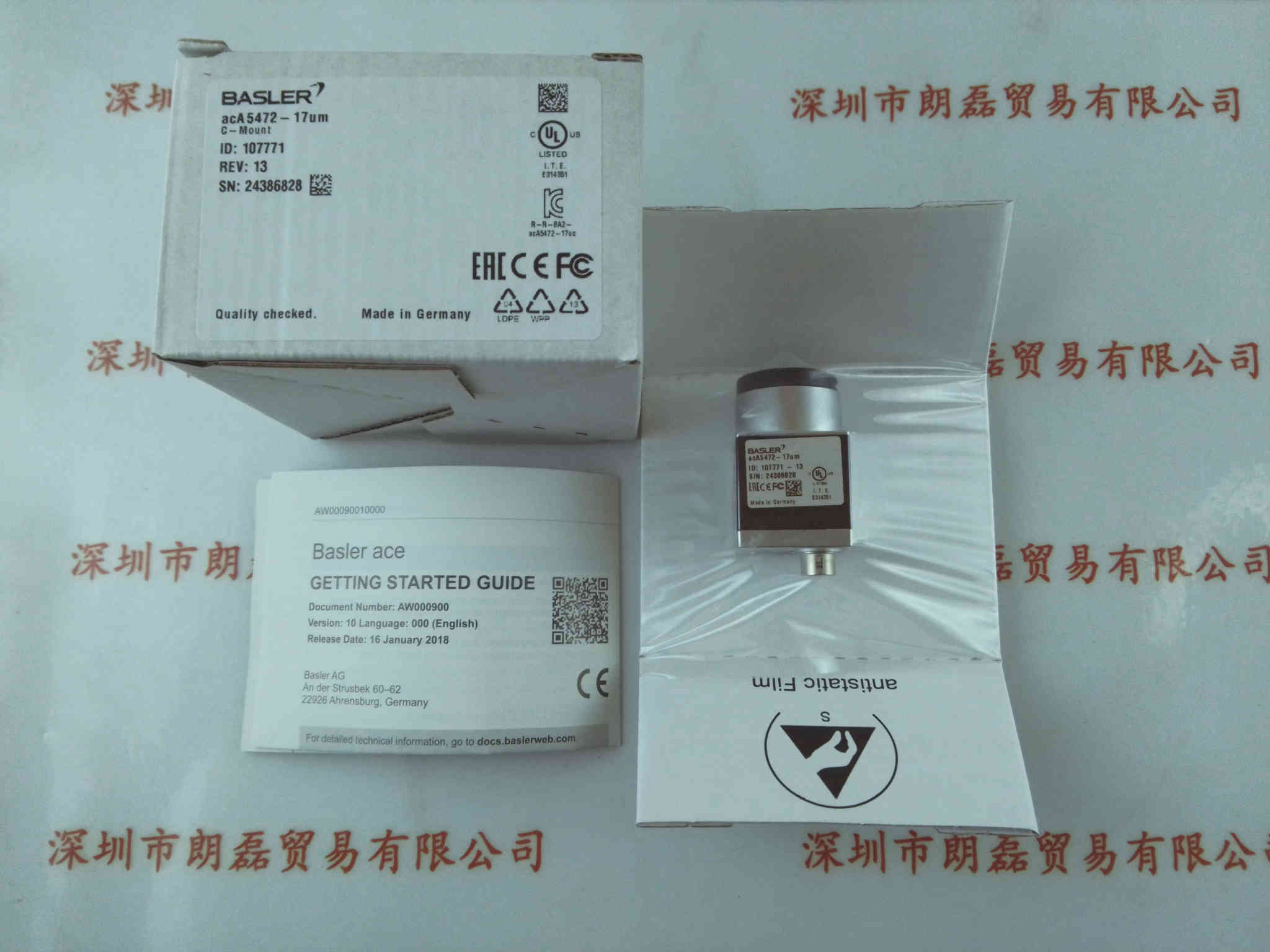 BASLER巴斯勒  工业相机    ACA5472-17UM