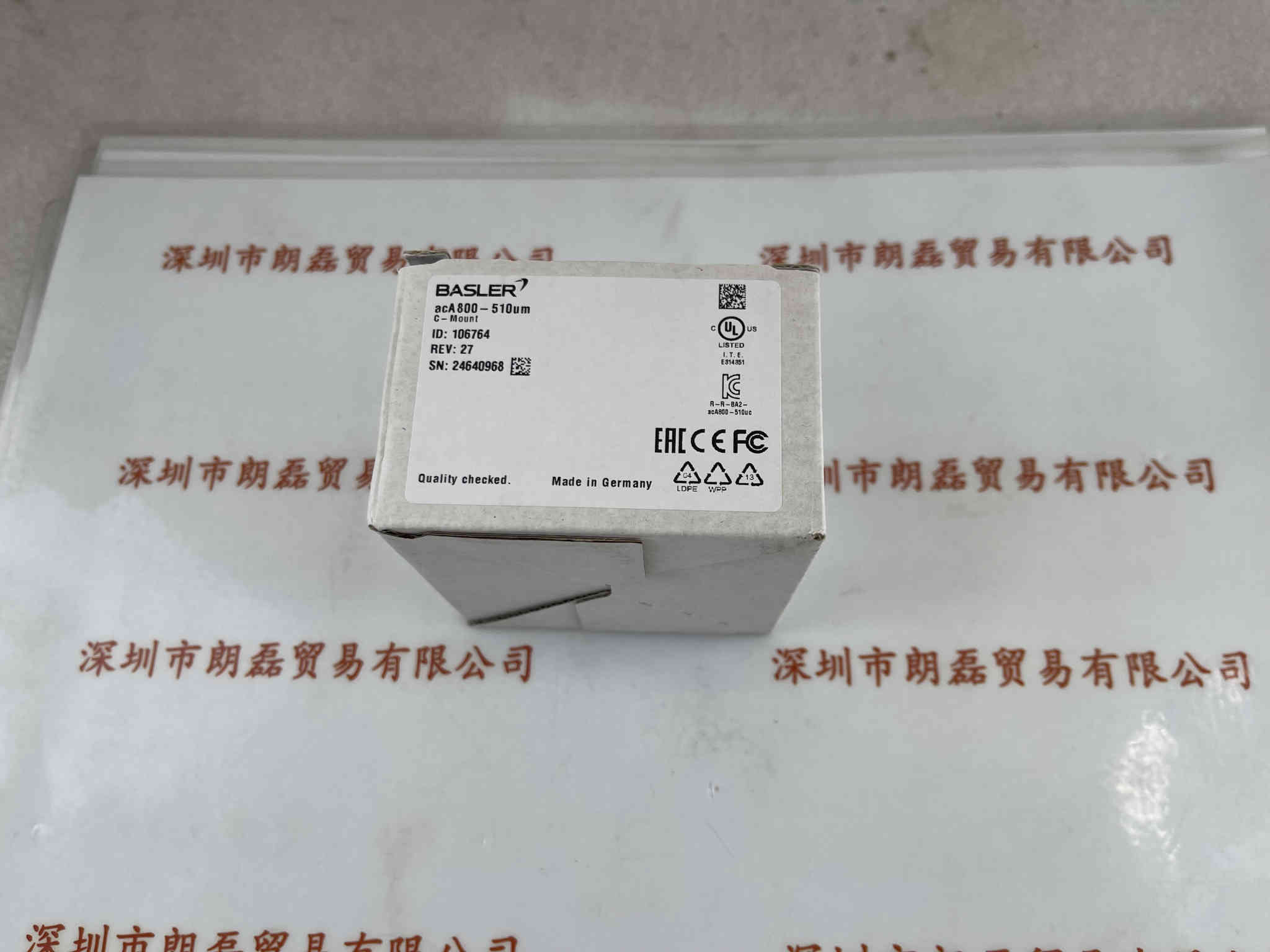 basle巴斯勒  aca800-510um  工业相机