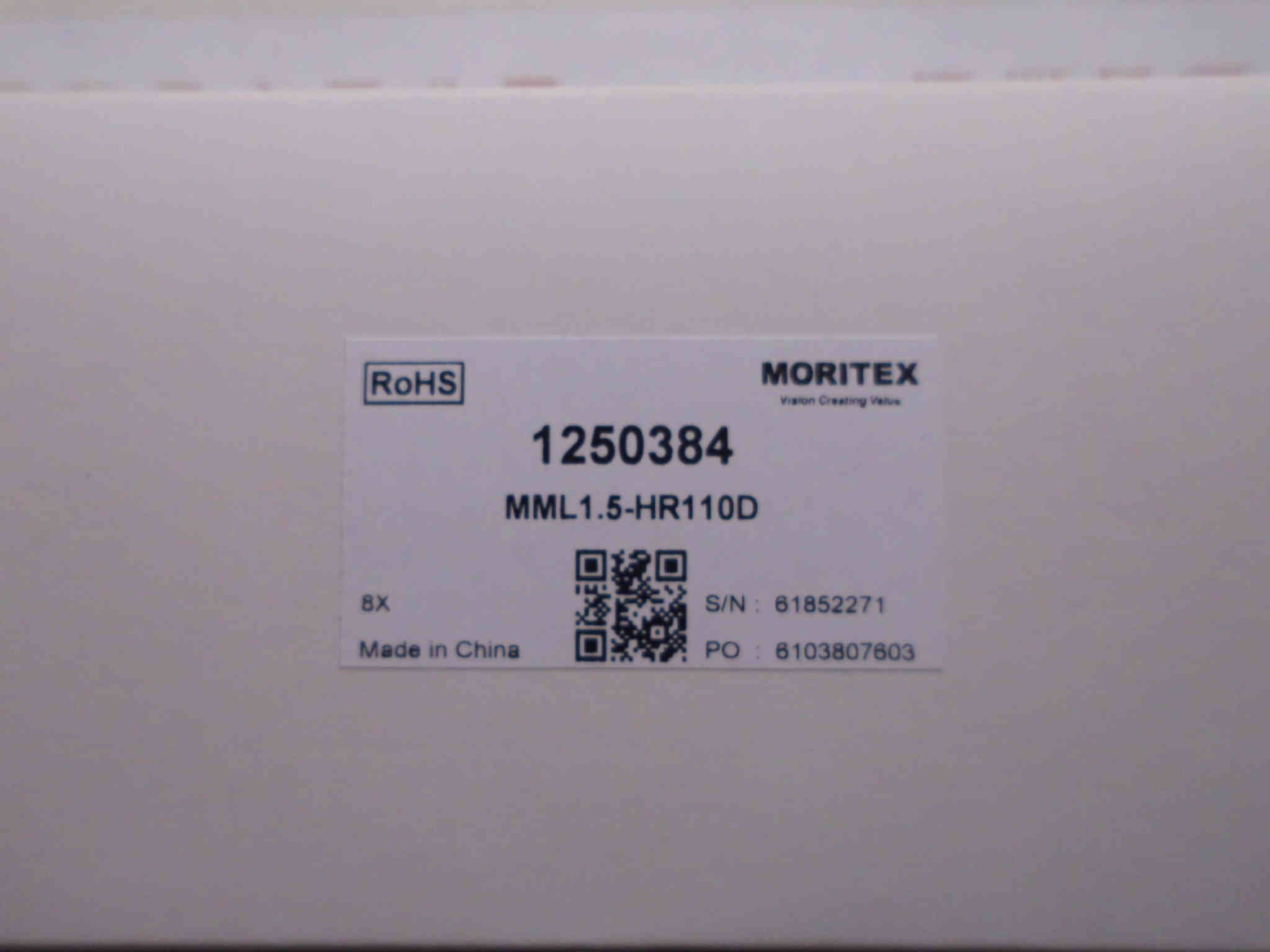 MORITEX茉丽特   MML1.5-HR110D  工业镜头