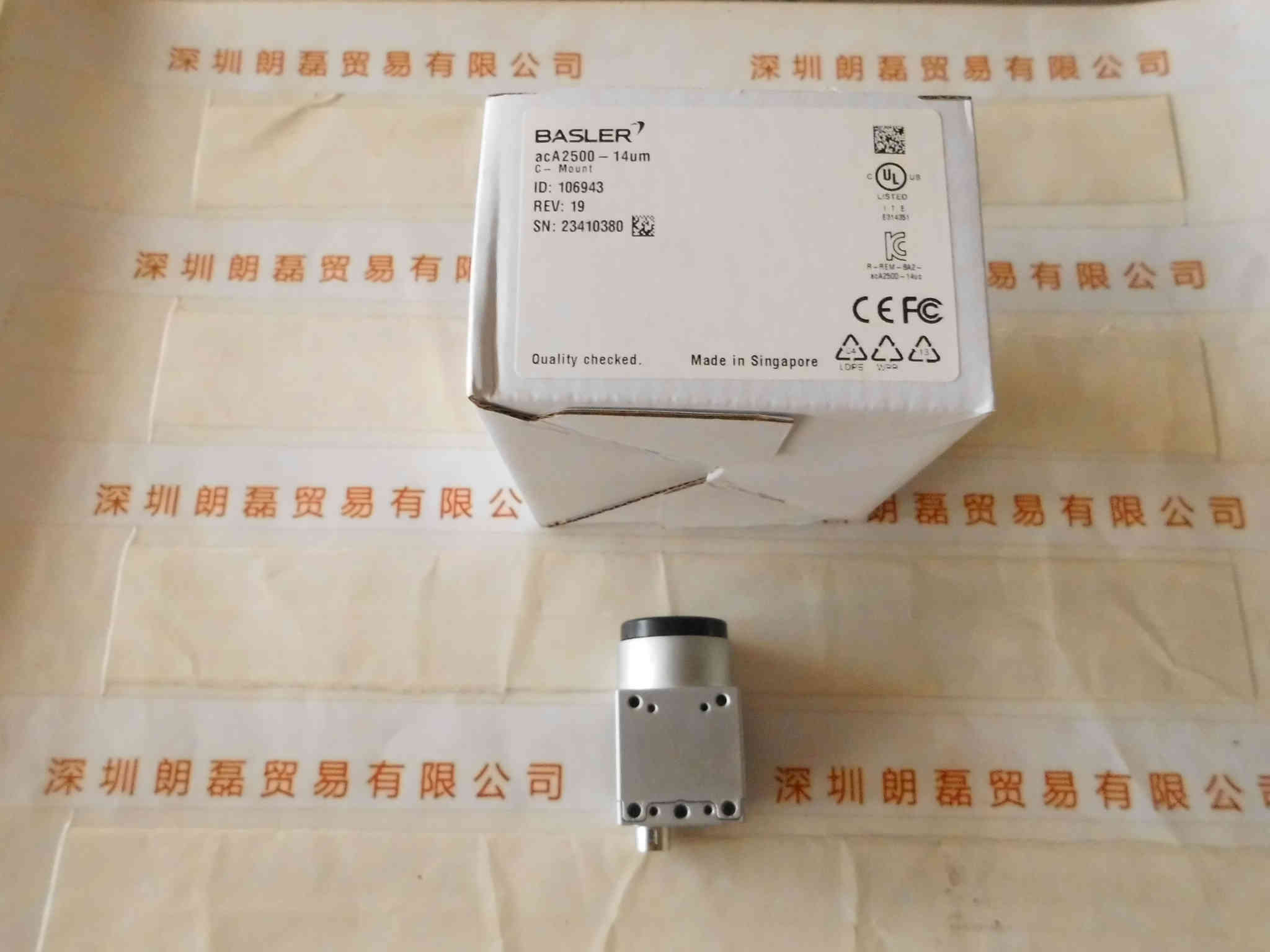 BASLER巴斯勒   ACA2500-14UM   工业相机