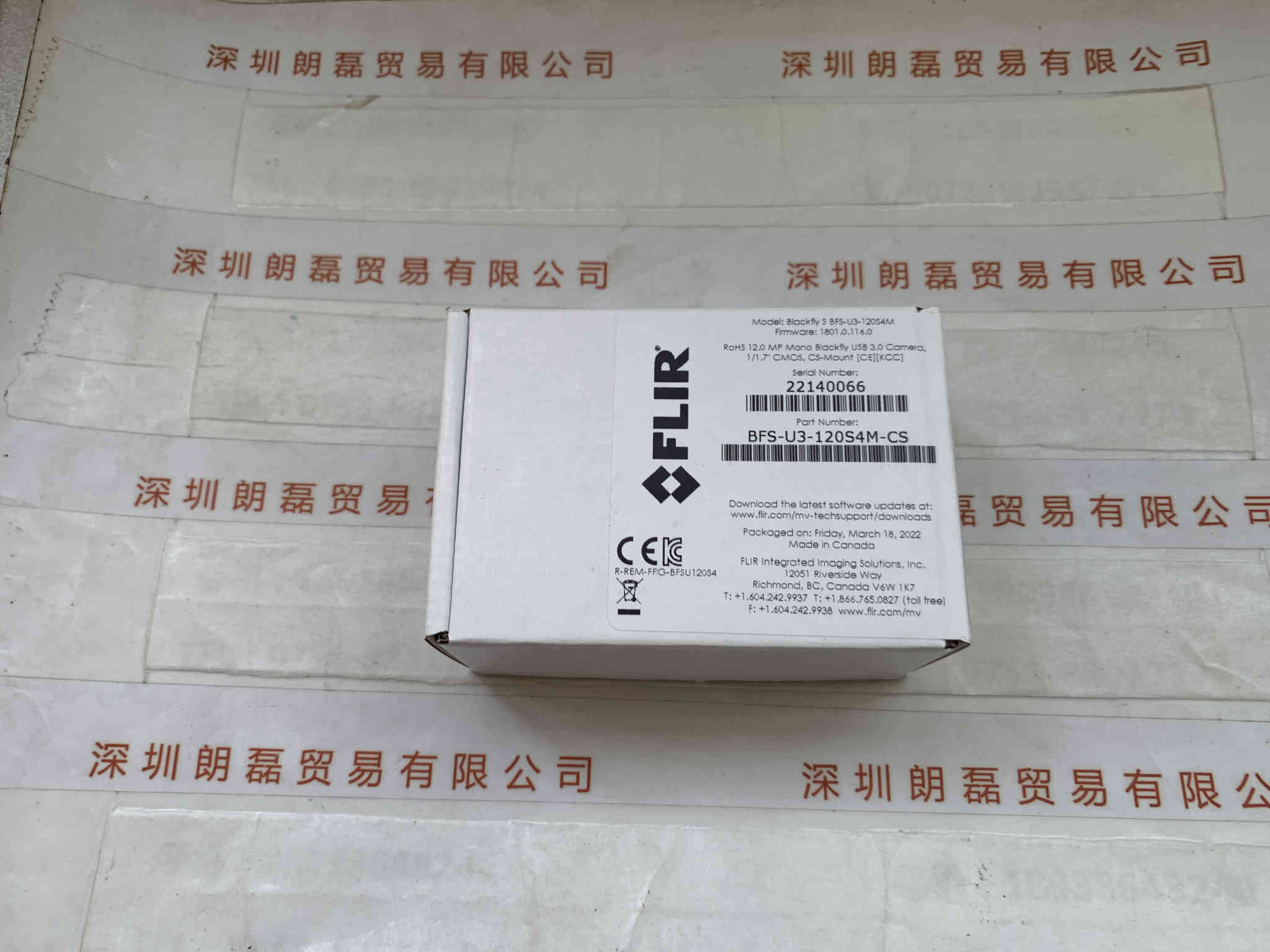 FLIR菲力尔  BFS-U3-120S4M-CS  工业相机