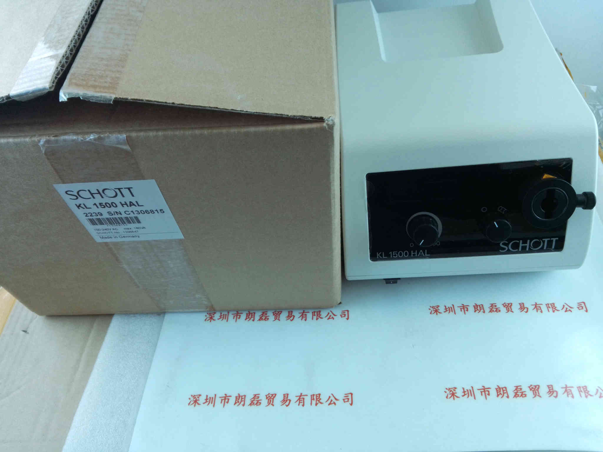 SCHOTT肖特   KL1500HAL  卤素冷光源机