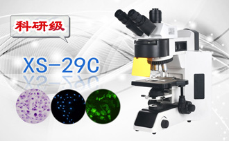 PUZHE蒲柘   XS-29C     五波段LED荧光显微镜