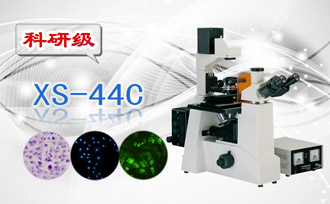 PUZHE蒲柘   XS-44C     三目倒置荧光显微镜