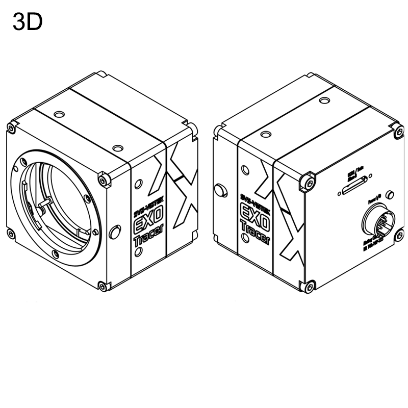 exo367CU3TR 3D 设计图（所有尺寸以毫米为单位）