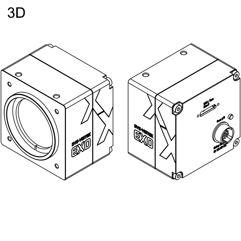 exo367MU3 3D 设计图（所有尺寸以毫米为单位）