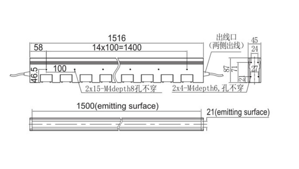 LOTS乐视  LTS-LIN151645-B  线光源